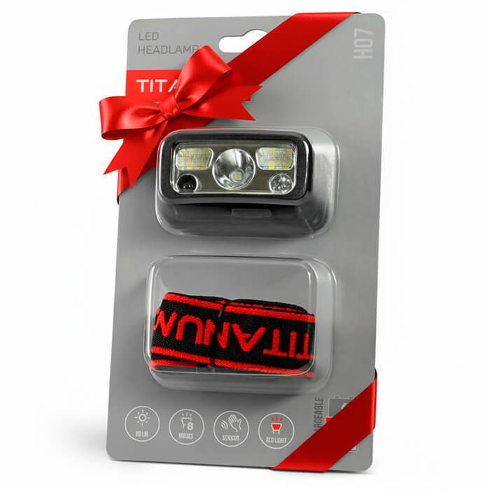 Налобный светодиодный фонарик TITANUM TLF-H07